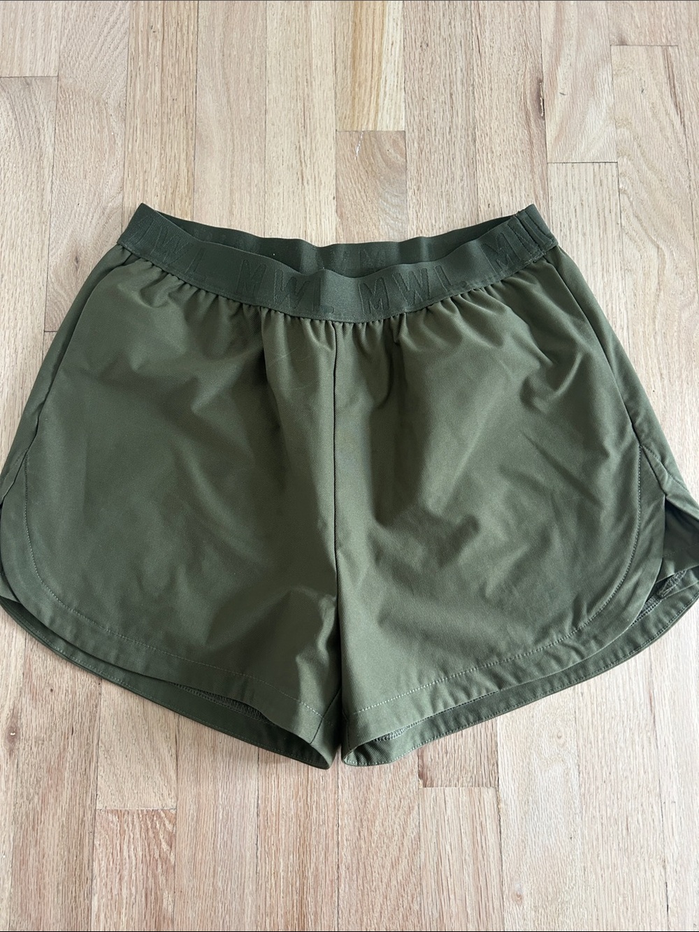 Madewell Olive Green Athletic Shorts